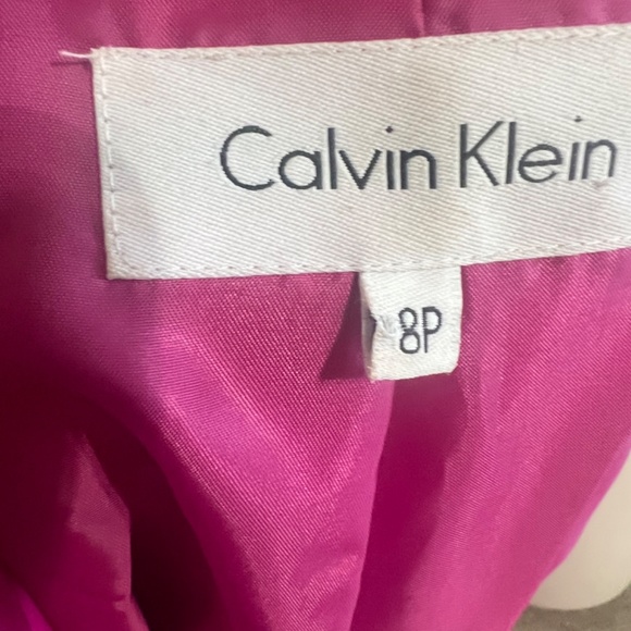Calvin Klein Hot Pink Jacket - hot pink jacket - Picture 3 of 4